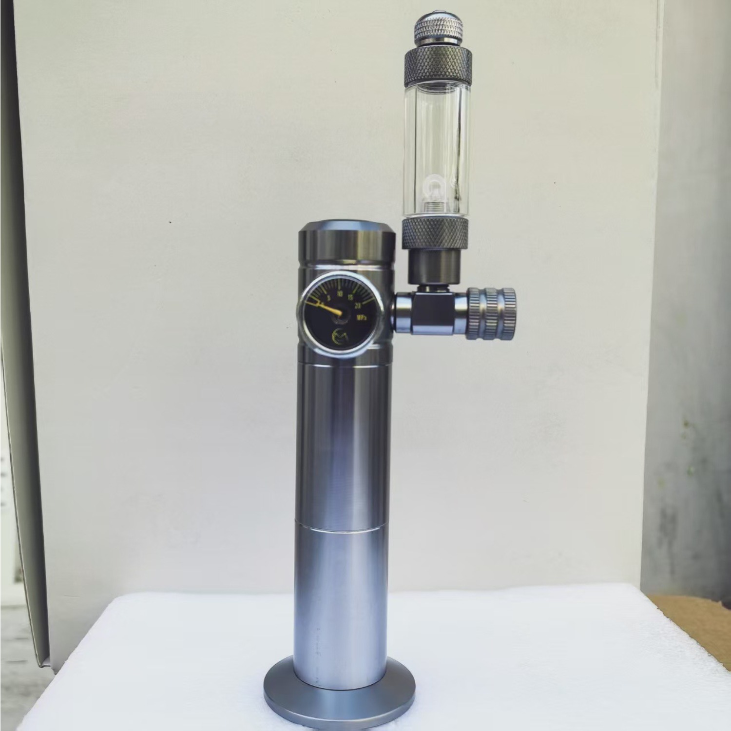 Planted Aquarium Kit - ミニ使い捨てCO2レギュレーター、16gカートリッジ用バブルカウンター付き水槽CO2システム、水草タンク用