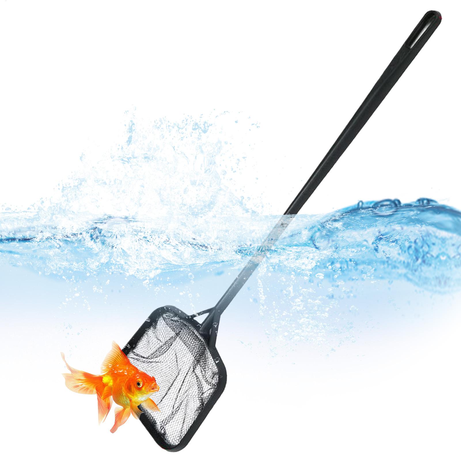 Planted Aquarium Cleaning - プールネット 清掃用 ポータブルプールストレーナーネット 噴水清掃アクセサリー 水槽用ゴミ除去ツール 魚タンク用