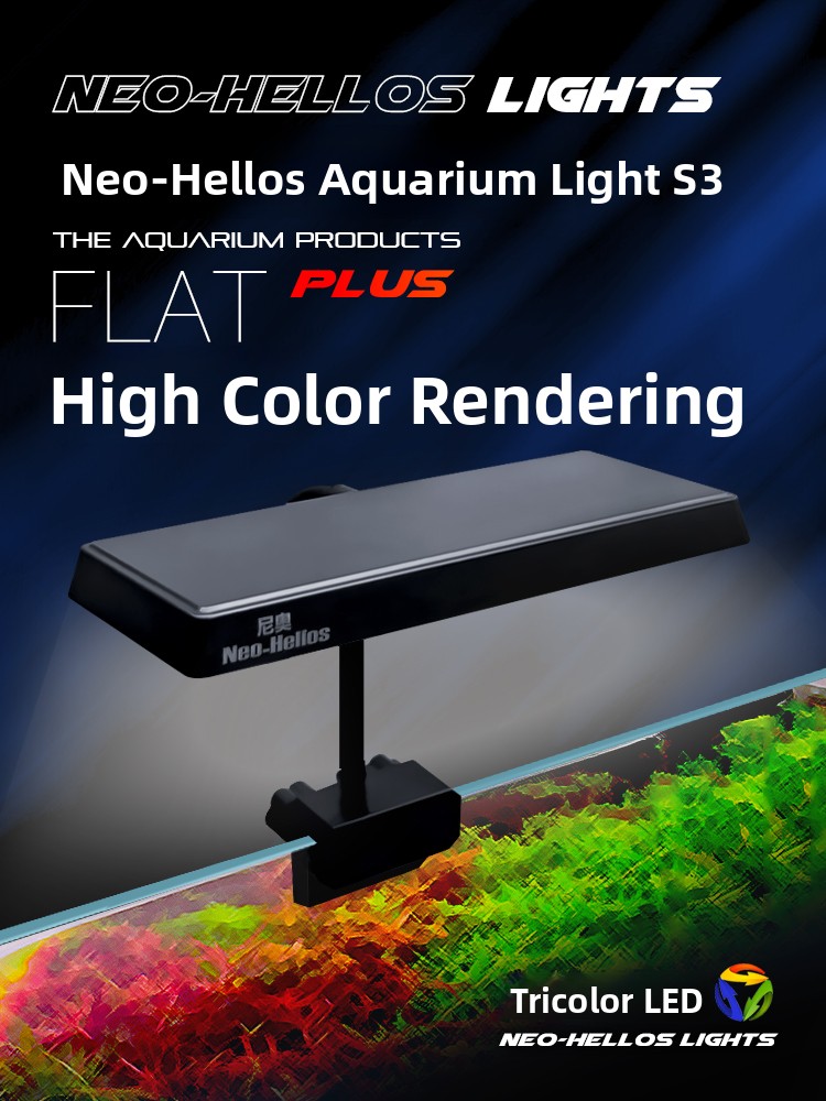 Aquarium Plant Growth Light - ネオS3フルスペクトル植物育成LEDライト、水槽の色鮮やかさを高め、藻類の生育を制御、景観照明、ペット用品