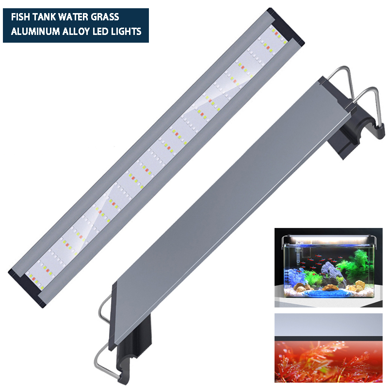 Aquarium Plant Growth Light - 水槽用の超薄型アルミニウム合金LEDライト
