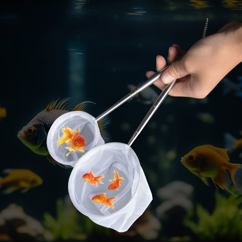 (BF06)水族館の魚釣り網ステンレス鋼格納式小型エビ釣り網 - Planted Aquarium Cleaning のレビューと価格