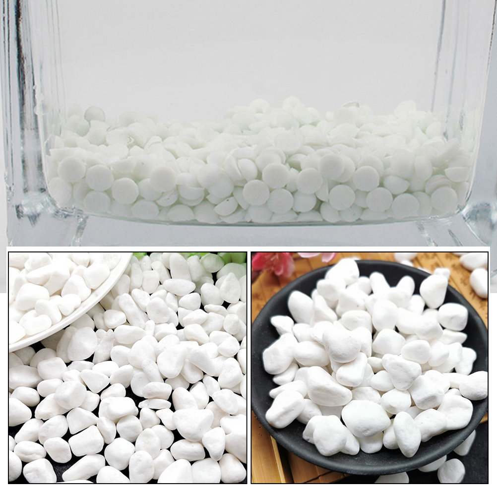 1セット ホワイト装飾石 水槽用砂利 魚タンク用砂利 植木鉢 - Aquarium Plant Gravel のレビューと価格