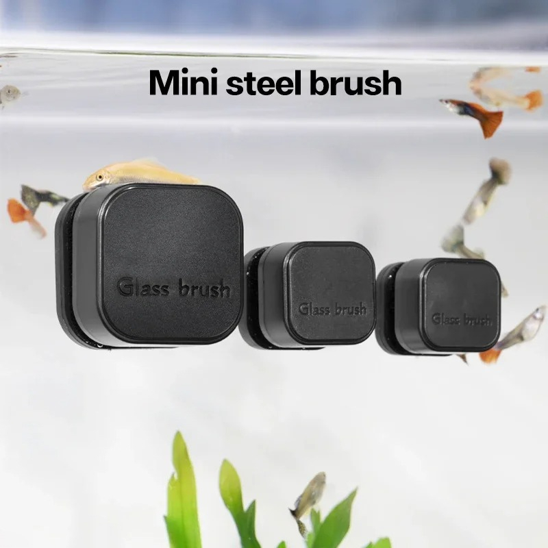 ミニスクエア磁気ブラシ水族館ガラスクリーナー傷つきにくいガラ - Planted Aquarium Cleaning のレビューと価格