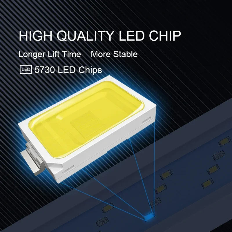 18-75 センチメートルスーパースリム LED 水族館照明 - Aquarium Plant Grow Light のレビューと価格