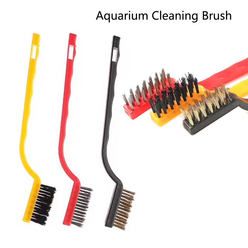 水族館用鋼線ブラシ,15cm,ナイロン,魚の掃除用,洗浄ツー - Planted Aquarium Cleaning のレビューと価格