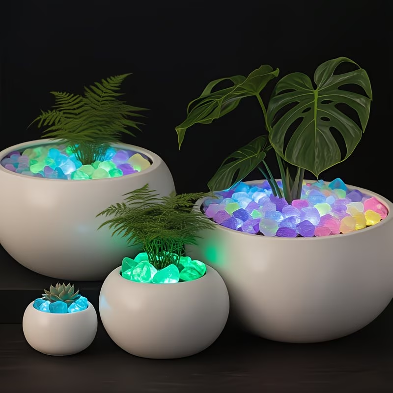 300個入り発光小石セット、0.9〜1.5cm樹脂製グロース - Aquarium For Planted Tank のレビューと価格
