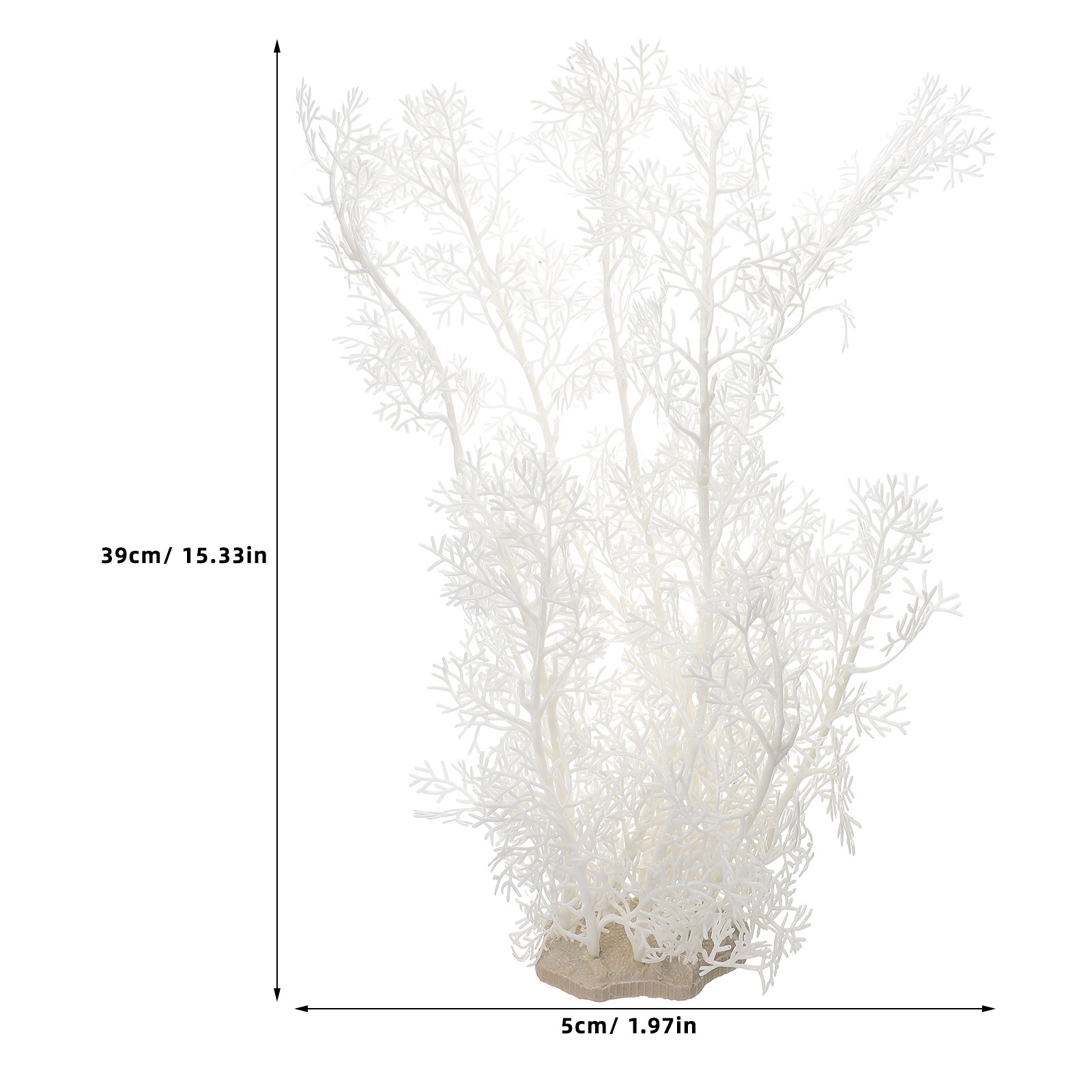 2個入り 無毒で優しいプラスチック製水槽用植物 魚タンク、ベ - Non Planted Aquarium Fish のレビューと価格
