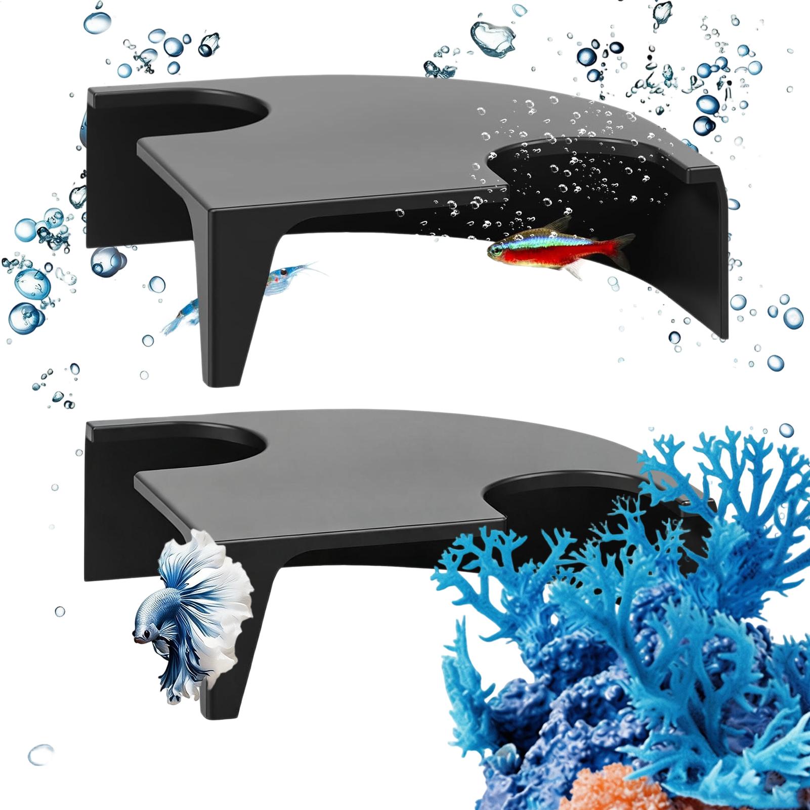 水槽造景用魚の洞窟 ダブルオープニング ノンスリップ ハビタ - Non Planted Aquarium Fish のレビューと価格