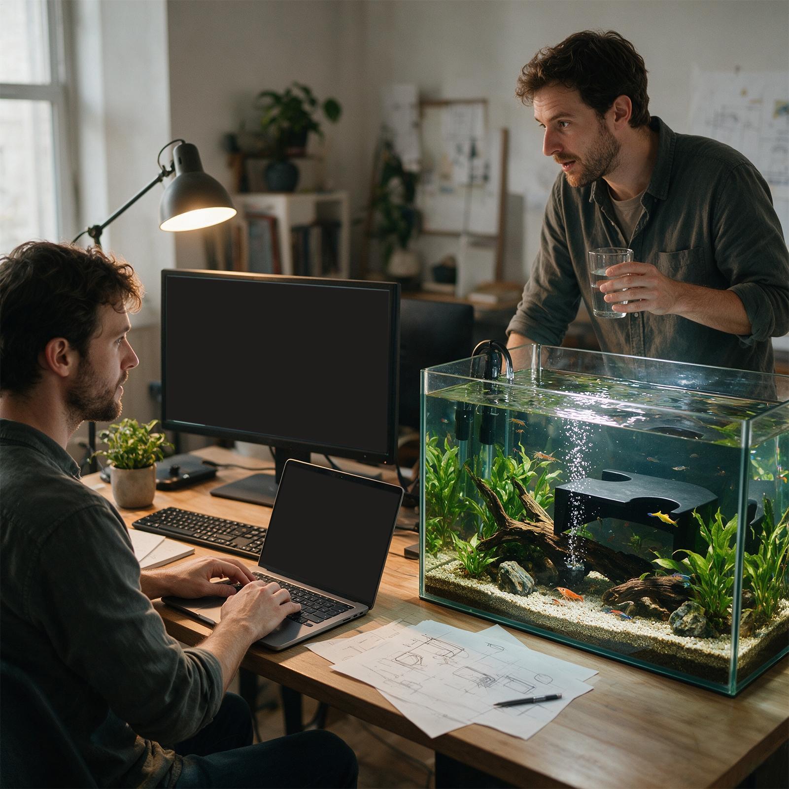 水槽用洞窟コーナー小型両開き滑り止めテラリウム装飾2ピース水 - Non Planted Aquarium Fish のレビューと価格