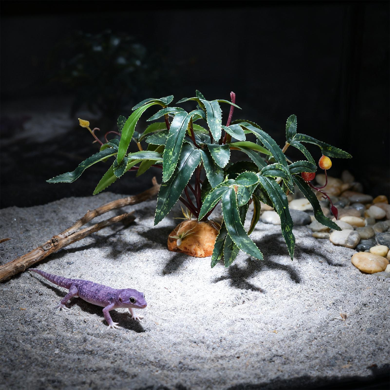偽の爬虫類植物、蛇の飼育場の装飾品、リアルな水槽の装飾、ヤモ - Aquarium For Planted Tank のレビューと価格