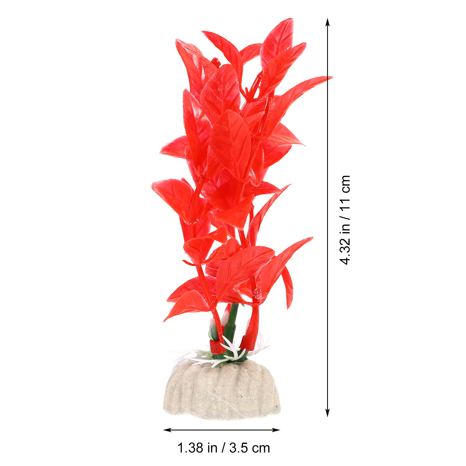 20個入りリアルな人工水槽植物、安全で無毒のPVC製水槽アク - Non Planted Aquarium Fish のレビューと価格