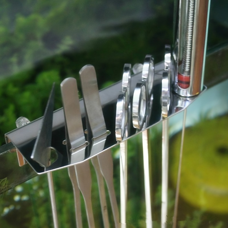 ステンレス製の水族館クリーニングツールホルダー,壁掛け水槽オ - Planted Aquarium Cleaning のレビューと価格