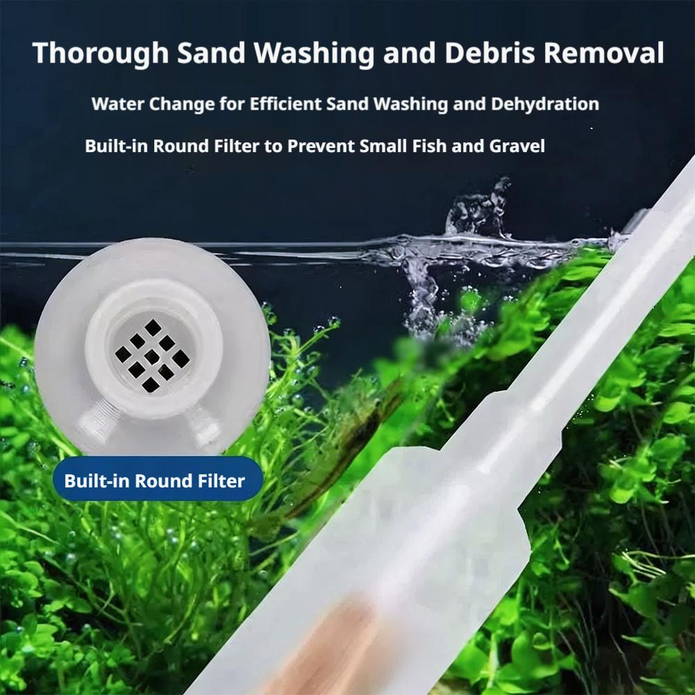 手動式水槽サイフォン魚タンク水交換キット砂利クリーナー砂洗浄 - Planted Aquarium Cleaning のレビューと価格
