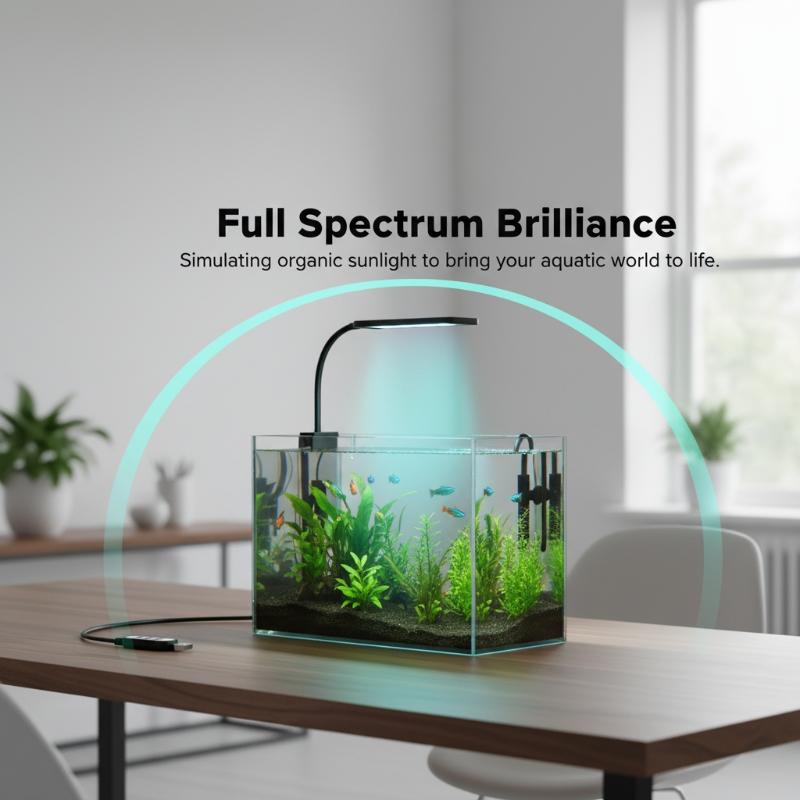 USB水槽クリップライトフレキシブルネックフルスペクトルLE - Aquarium For Planted Tank のレビューと価格