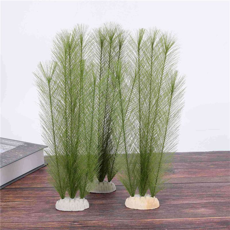 AT29-12X 水族館の装飾品 水槽用人工緑色水生植物 シ - Non Planted Aquarium Fish のレビューと価格