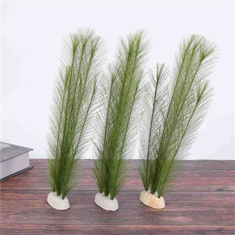 AT29-12X 水族館の装飾品 水槽用人工緑色水生植物 シ - Non Planted Aquarium Fish のレビューと価格
