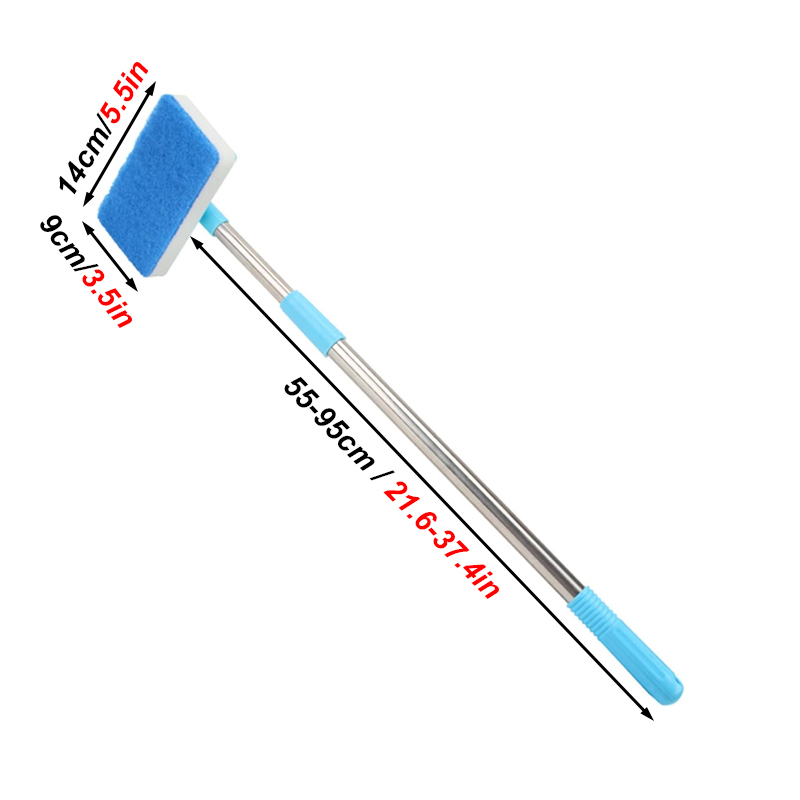 55-95cm 伸縮ハンドル 180 °   調整クリーナー - Planted Aquarium Cleaning のレビューと価格