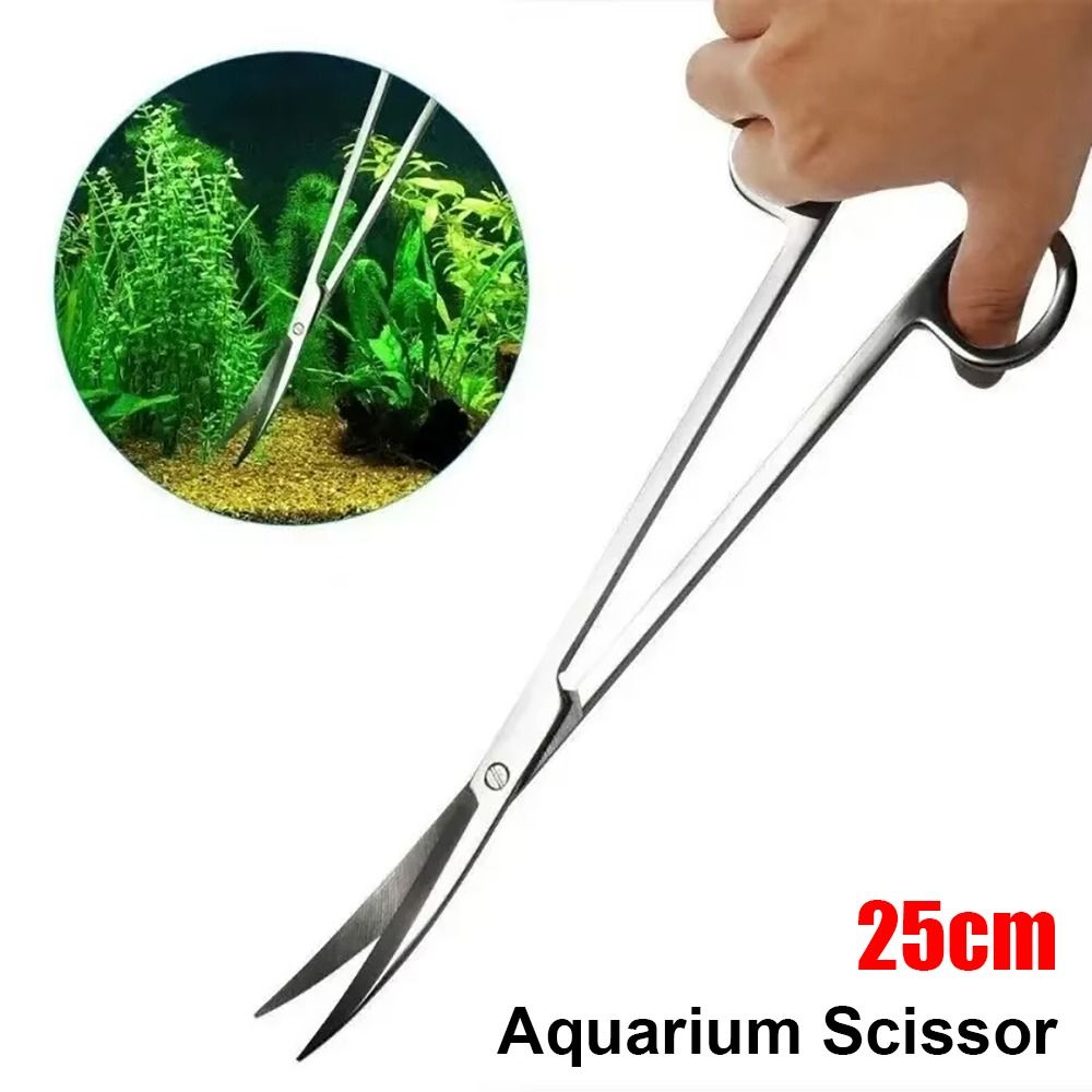 1個入り ステンレス製水槽用ハサミ 直線・曲線兼用 25cm - Aquarium Plant Grass のレビューと価格