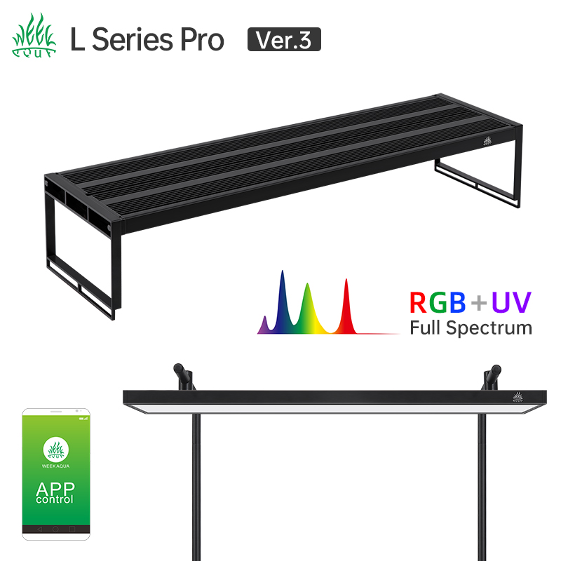 水族館に植えられたLEDライト,1シリーズ,調光器とタイマー - Aquarium Plant Grow Light のレビューと価格
