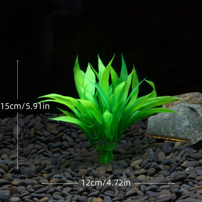 10 個の人工水生植物リアルな水中森林装飾水槽安全な非毒性プ - Non Planted Aquarium Fish のレビューと価格