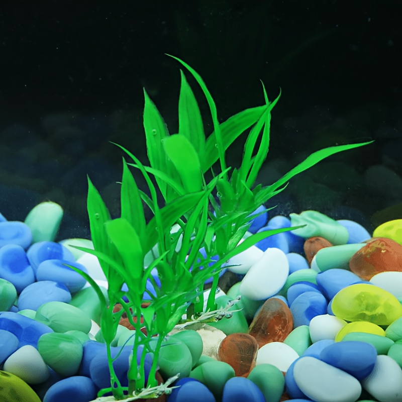 10 個の人工水生植物リアルな水中森林装飾水槽安全な非毒性プ - Non Planted Aquarium Fish のレビューと価格