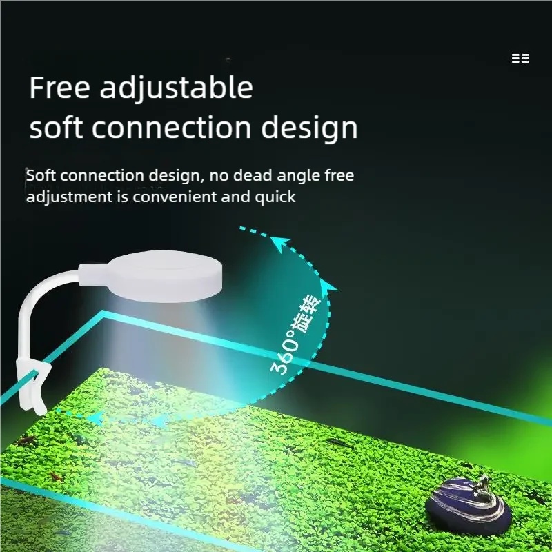 3W LEDクリップ式水槽ライト フルスペクトルUSB水槽ラ - Aquarium Plant Grow Light のレビューと価格