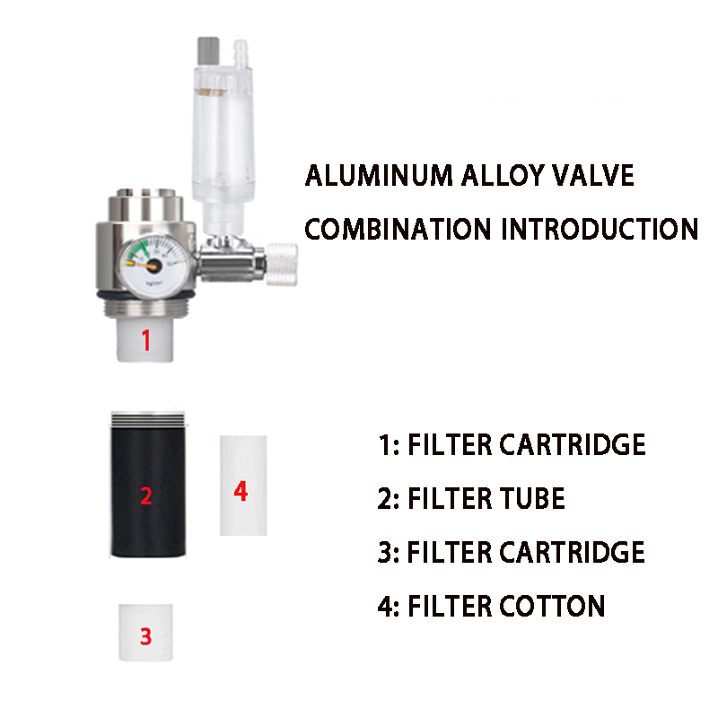 水族館CO2ジェネレーターシステムキット、ステンレス鋼シリン - Planted Aquarium Kit のレビューと価格