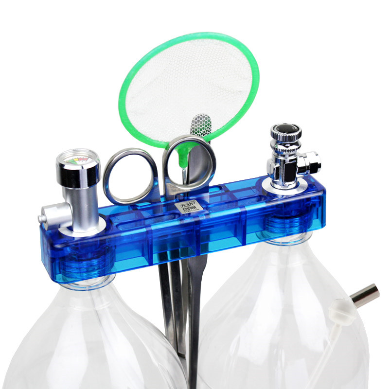 CO2発生器システムキット、圧力計付き安全バルブ、エアフロー - Planted Aquarium Kit のレビューと価格