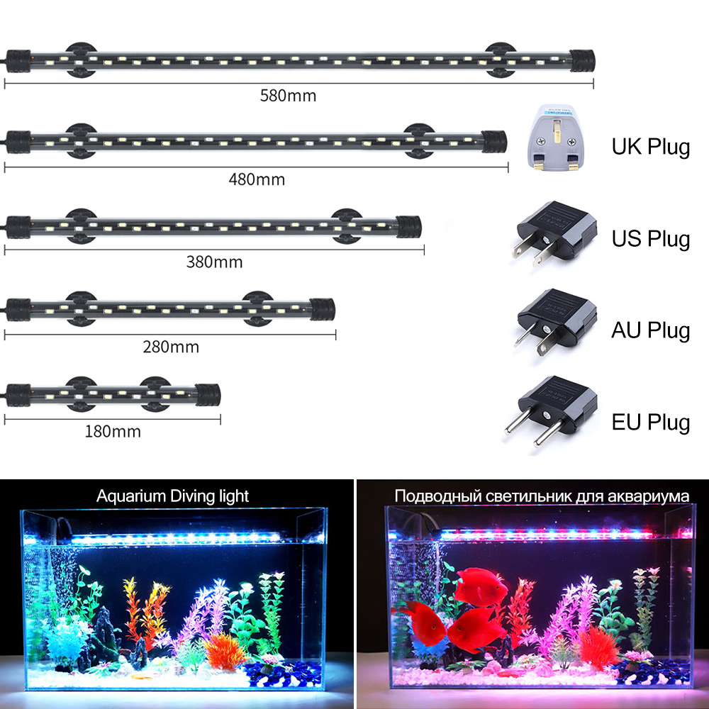 90-260V 水族館ライト LED 防水水槽クリップライト - Aquarium Plant Grow Light のレビューと価格