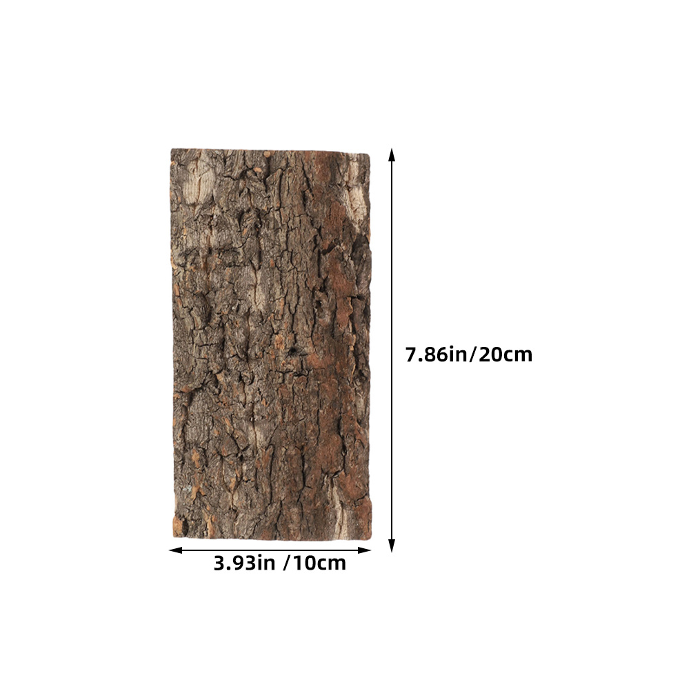 爬虫類テラリウム背景用コルク樹皮3個、本物の樹皮、再利用可能 - Aquarium Planted Substrate のレビューと価格
