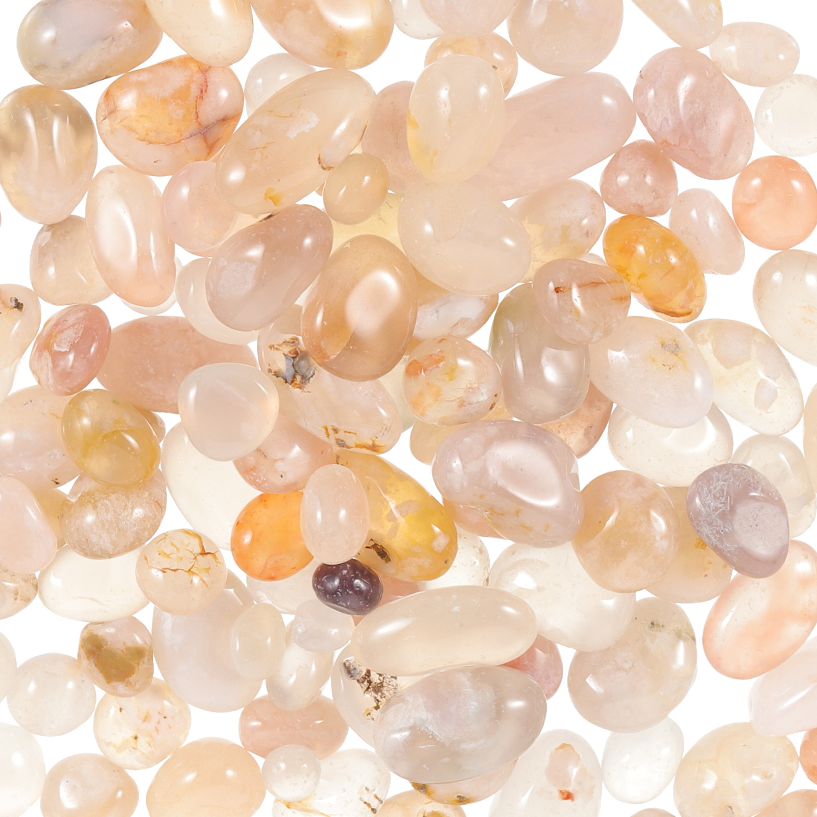 1セットのアゲート製水槽用小石、繊細な天然の丸い滑らかな石、 - Aquarium Plant Gravel のレビューと価格