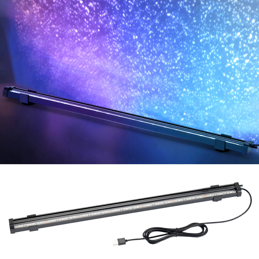 USB LED水槽エアバブルライト自動RGB変色魚タンクエア - Aquarium Plant Grow Light のレビューと価格