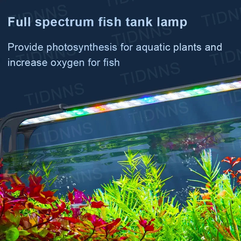 水族館ライト Led 植物成長照明拡張可能な防水クリップオン - Aquarium Plant Grow Light のレビューと価格